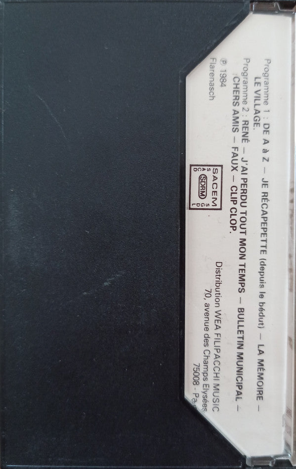 Roland Magdane : Enregistrement Public 5 - De A à Z (Cass, Album)