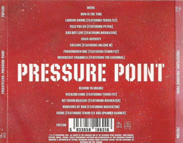 Freestylers : Pressure Point (CD, Album)
