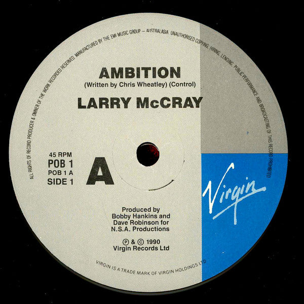 Larry McCray : Ambition (7", Single)
