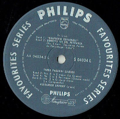 Liszt* - Alexander Uninsky : Sonata In B Minor/Rhapsodie Espagnole/Sonetto 104 Del Petrarca/Three Paganini Studies (LP, Mono)