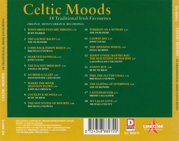 Various : Celtic Moods - 18 Traditional Irish Favourites (CD, Comp)