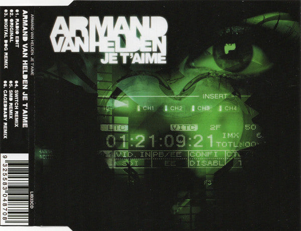 Armand Van Helden : Je T'Aime (CD, Single)