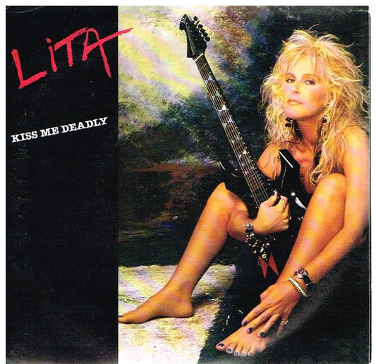 Lita Ford : Kiss Me Deadly (7", Single, Bro)