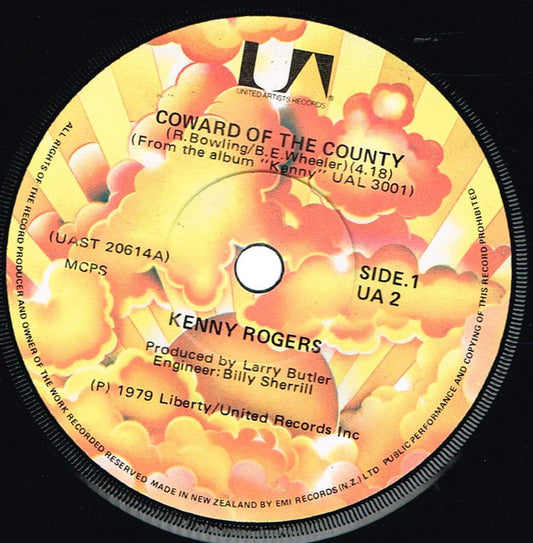 Kenny Rogers : Coward Of The County (7", Single)