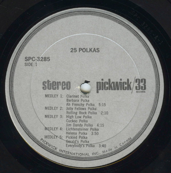 Various : 25 Polkas (LP, Comp)