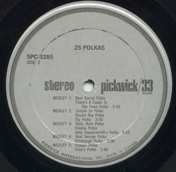 Various : 25 Polkas (LP, Comp)