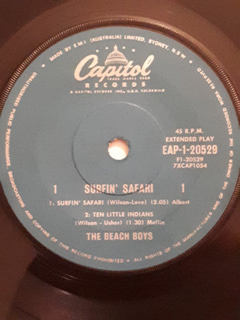 The Beach Boys : Surfin' Safari (7", EP)
