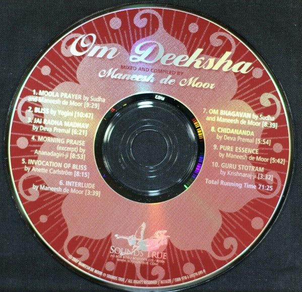 Maneesh de Moor : Om Deeksha (CD, Album)