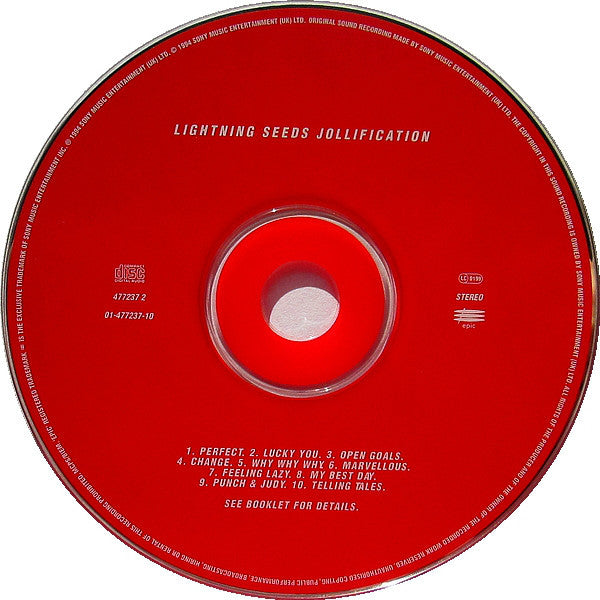 Lightning Seeds : Jollification (CD, Album, RP)