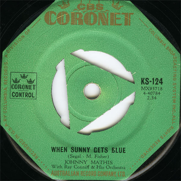 Johnny Mathis : Wonderful! Wonderful! (7", Single)