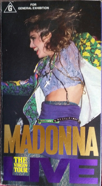 Madonna : Madonna Live (The Virgin Tour) (VHS, PAL)