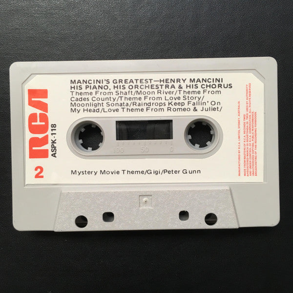 Henry Mancini : Award Winning Hits Of Henry Mancini (Cass, Comp)