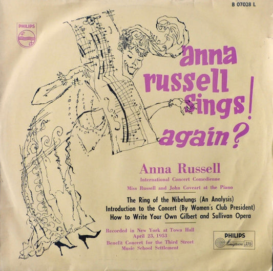 Anna Russell : Anna Russell Sings! Again? (LP, Album, Mono)