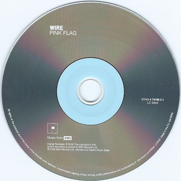 Wire : Pink Flag (CD, Album, RM, Dig)