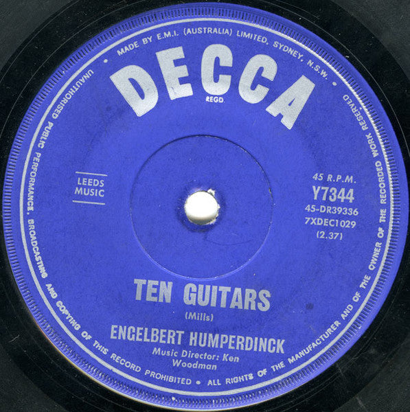 Engelbert Humperdinck : Release Me (7", Single)