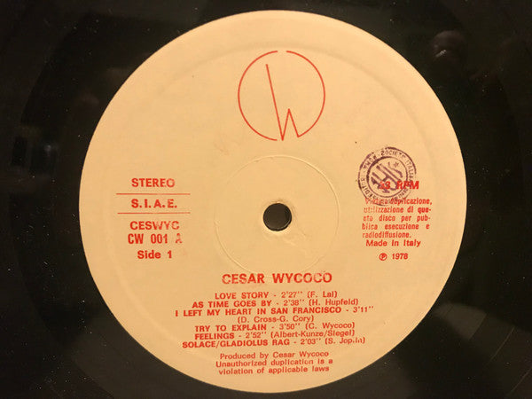 Cesar Wycoco (2) : You Light Up My Life (LP, Album)