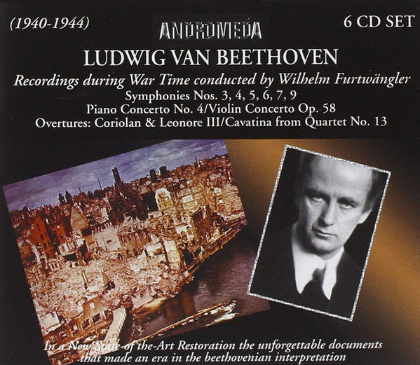 Ludwig van Beethoven, Wilhelm Furtwängler : Recordings During War Time Conducted By Wilhelm Furtwängler (6xCD, Comp)