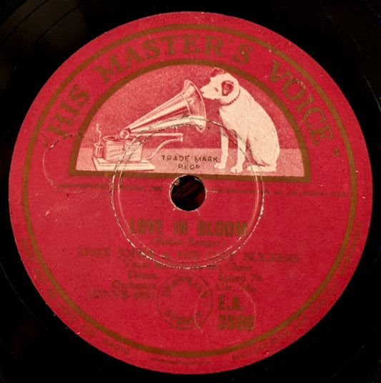 Spike Jones And His City Slickers : Love In Bloom / My Pretty Girl (Shellac, 10")