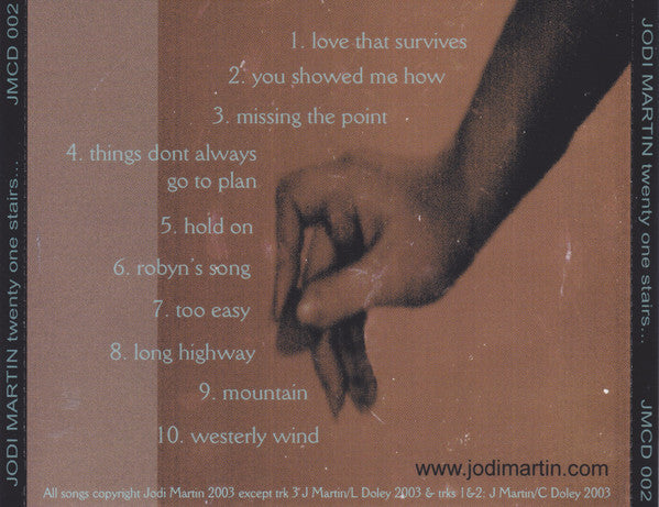Jodi Martin : Twenty One Stairs (Recorded Live At The Sando) (CD, Album)
