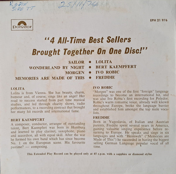 Various : Morgen / Sailor EP (7", EP)