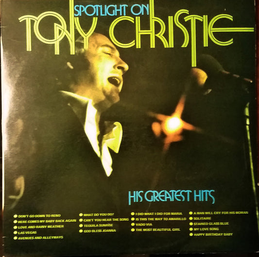 Tony Christie : Spotlight On Tony Christie - His Greatest Hits (LP, Comp)