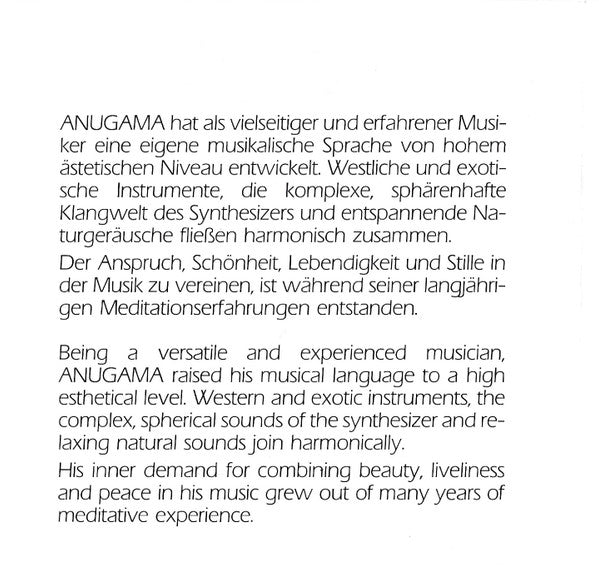 Anugama & Sebastiano (2) : Cherubin - Floating Gently (CD, Album)