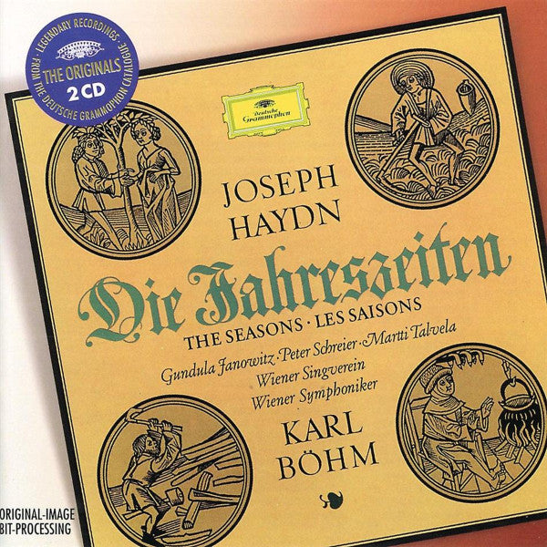 Joseph Haydn - Gundula Janowitz · Peter Schreier · Martti Talvela · Wiener Singverein · Wiener Symphoniker · Karl Böhm : Die Jahreszeiten = The Season = Les Saisons (2xCD, Album, RE, RM)