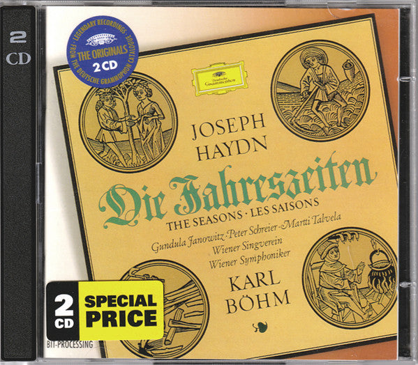 Joseph Haydn - Gundula Janowitz · Peter Schreier · Martti Talvela · Wiener Singverein · Wiener Symphoniker · Karl Böhm : Die Jahreszeiten = The Season = Les Saisons (2xCD, Album, RE, RM)