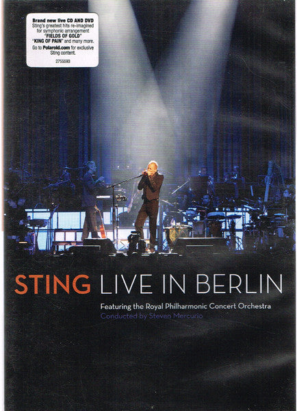 Sting Featuring The Royal Philharmonic Concert Orchestra : Live In Berlin (CD, Album + DVD-V, NTSC)