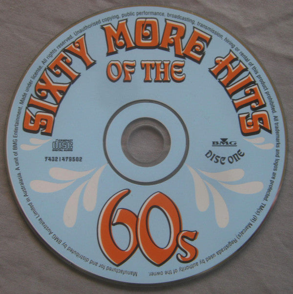 Various : Sixty More Hits of the 60s (3xCD, Comp, Fat)
