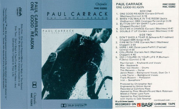 Paul Carrack : One Good Reason (Cass, Album)