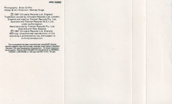 Paul Carrack : One Good Reason (Cass, Album)