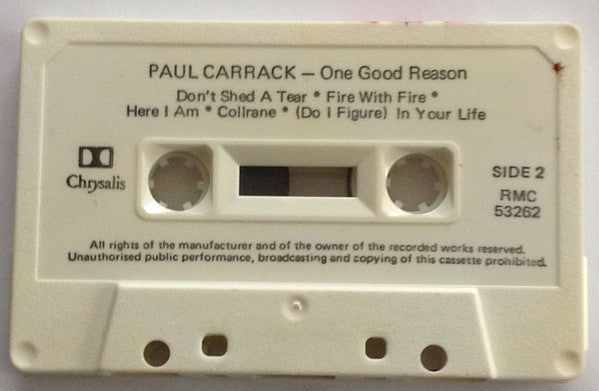 Paul Carrack : One Good Reason (Cass, Album)