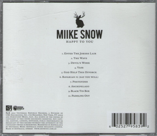 Miike Snow : Happy To You (CD, Album)