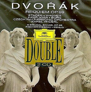 Antonín Dvořák, Maria Stader, Sieglinde Wagner, Ernst Haefliger, Kim Borg, The Czech Philharmonic Orchestra, Karel Ančerl, Dietrich Fischer-Dieskau, Jörg Demus : Requiem Op. 89 / 6 Chants Bibliques, Op. 99 (2xCD)