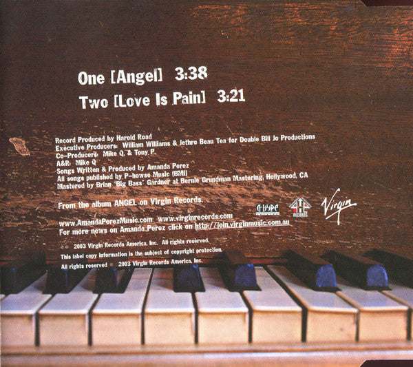 Amanda Perez : Angel (CD, Single)