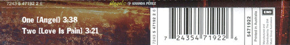 Amanda Perez : Angel (CD, Single)