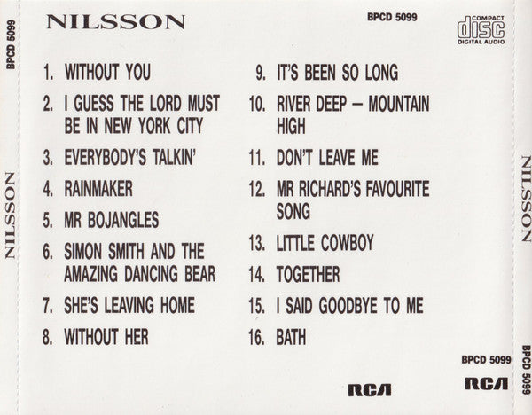 Harry Nilsson : Nilsson (CD, Comp)