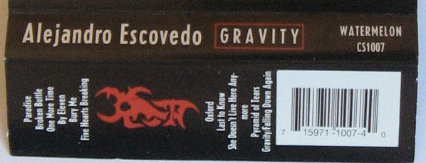 Alejandro Escovedo : Gravity (Cass, Album, DOL)