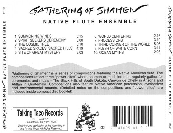 Native Flute Ensemble : Gathering Of Shamen (CD)