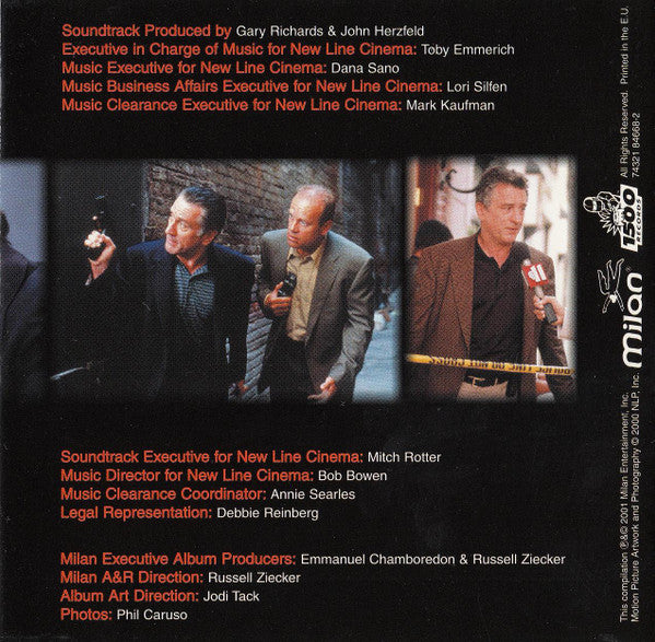 Various : 15 Minutes (Original Motion Picture Soundtrack) (CD, Comp)