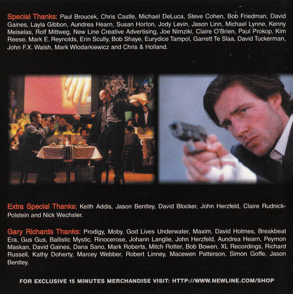 Various : 15 Minutes (Original Motion Picture Soundtrack) (CD, Comp)