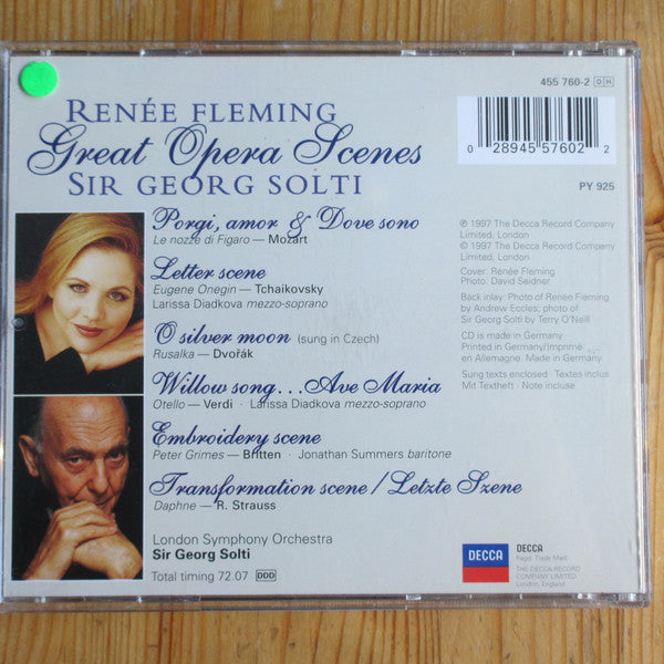 Renée Fleming, Sir Georg Solti*, London Symphony Orchestra : Great Opera Scenes (CD, RE)