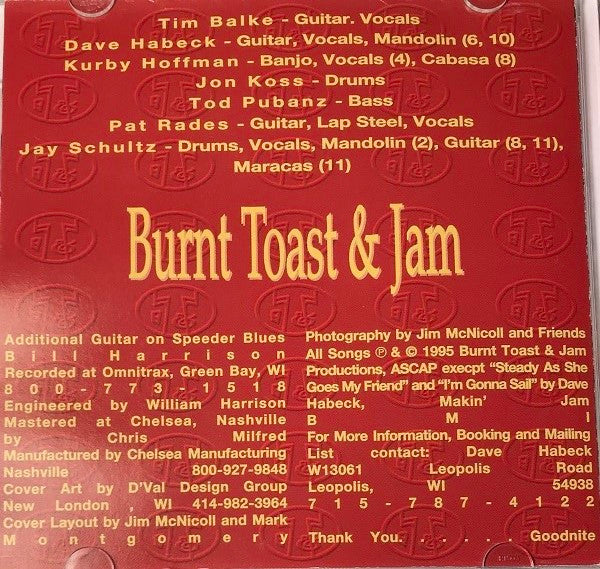 Burnt Toast And Jam : Burnt Toast And Jam (CD)