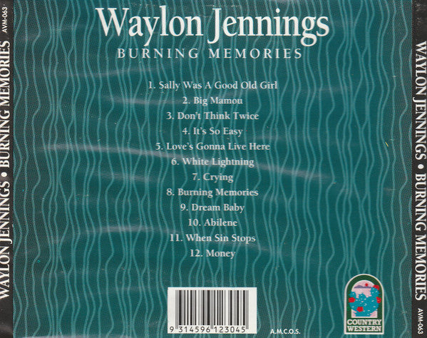 Waylon Jennings : Burning Memories (CD, Comp)