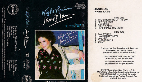 Janis Ian : Night Rains (Cass, Album)