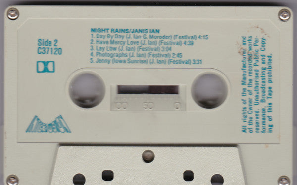 Janis Ian : Night Rains (Cass, Album)