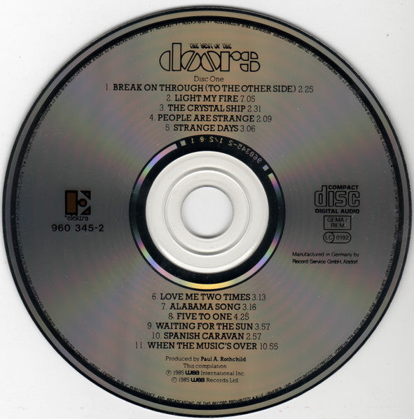The Doors : The Best Of The Doors (2xCD, Comp, RE, RM)