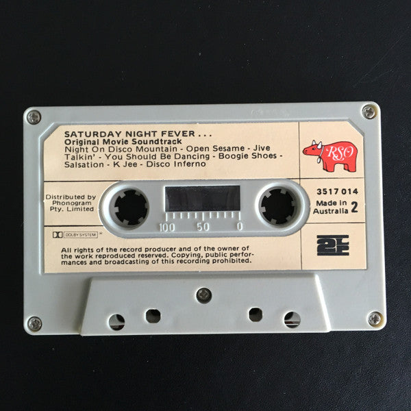 Various : Saturday Night Fever (The Original Movie Sound Track) (Cass, Album, Comp, Gre)
