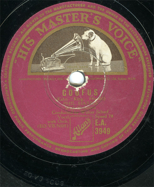 Phil Harris : Goofus / The Thing (Shellac, 10")